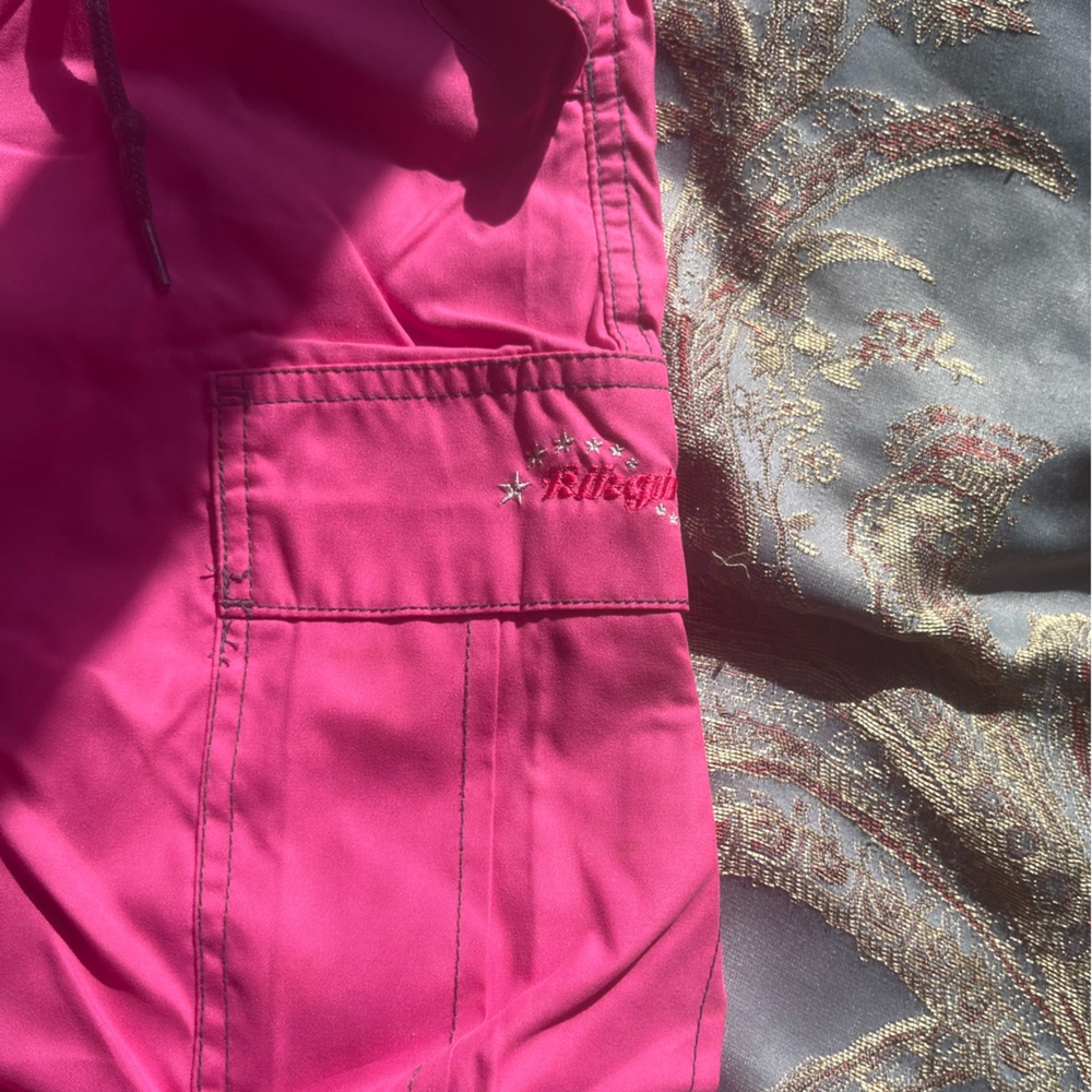 Kikgirl cargo pants, bright pink. Size 28 VINTAGE 2000’s - Picture 2 of 11